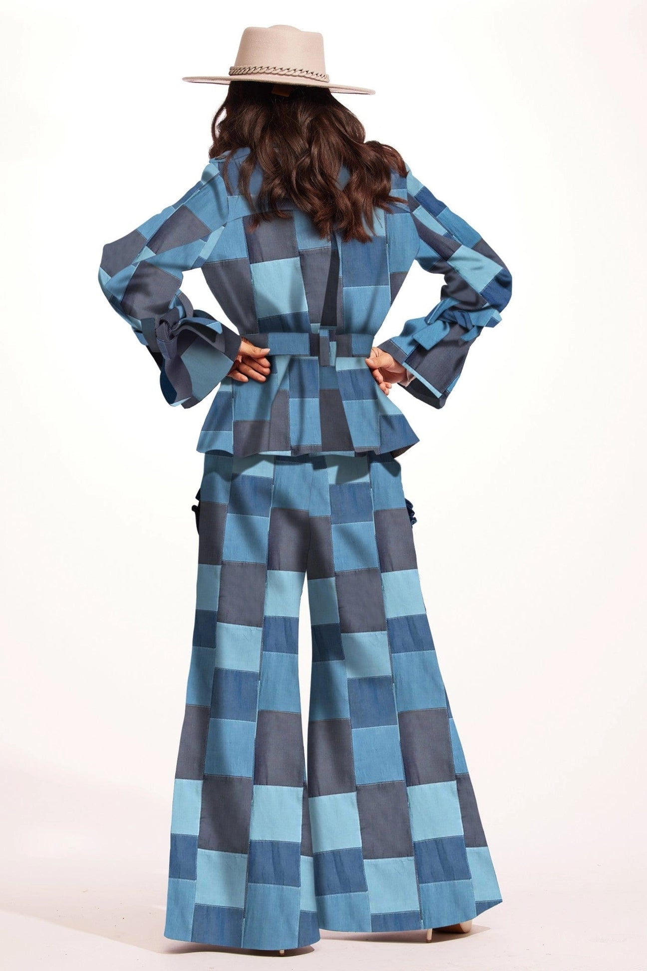 Brex Western Jacket - Denim Patchwork