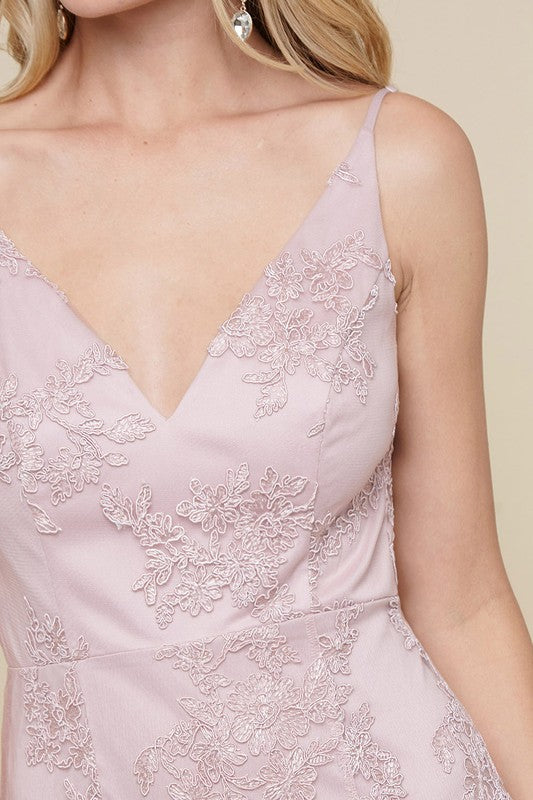 Bridesmaid, Bridal, White Dress, Wedding Dress-Dress-Maniju-S-Dusty Rose-Urbanheer