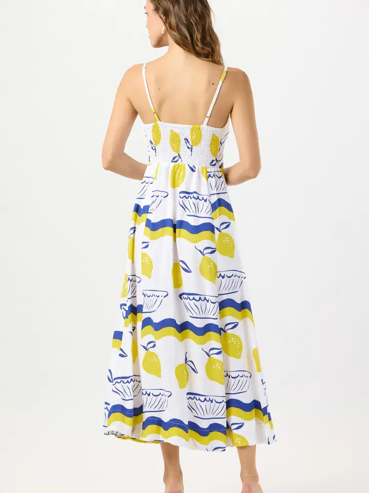 Bridget Maxi Dress Amalfi Yellow-Dress-Tiare Hawaii-One Size-Amalfi Yellow-Urbanheer