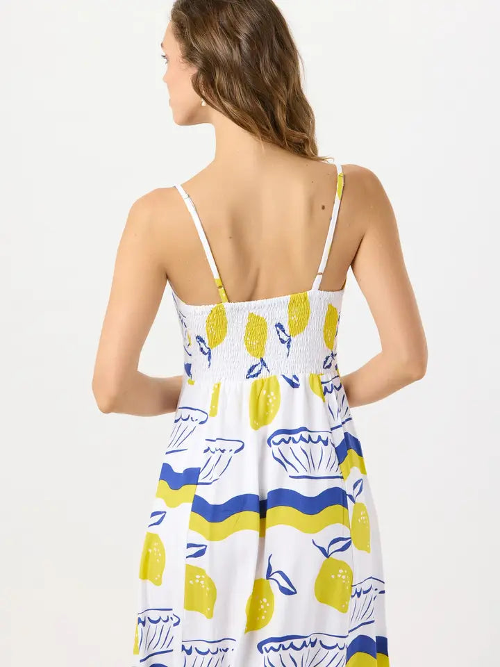 Bridget Maxi Dress Amalfi Yellow-Dress-Tiare Hawaii-One Size-Amalfi Yellow-Urbanheer