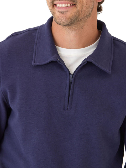 Briggs Knit Jacquard 1/4 Zip Pullover