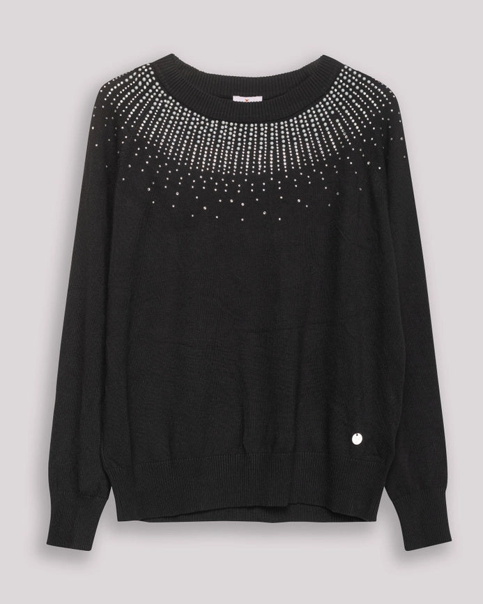 Brillos Emilia Black Sweater-Sweater-NIZA-M-Urbanheer