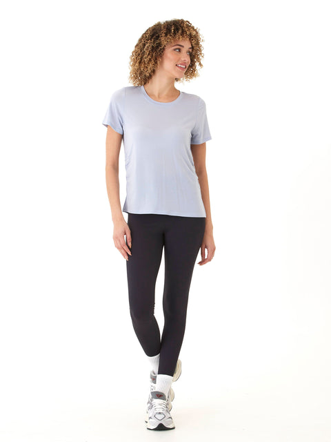 Briona Tencel Jersey Ruched Side Tee