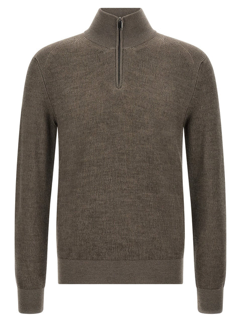 Brioni Brown Vanisé Sweater