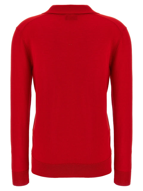 Brioni Cashmere And Silk Polo Shirt