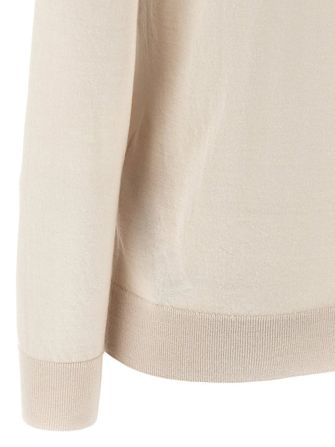 Brioni Cashmere And Silk Polo Shirt
