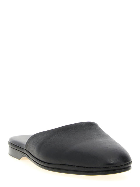 Brioni Leather Sabots