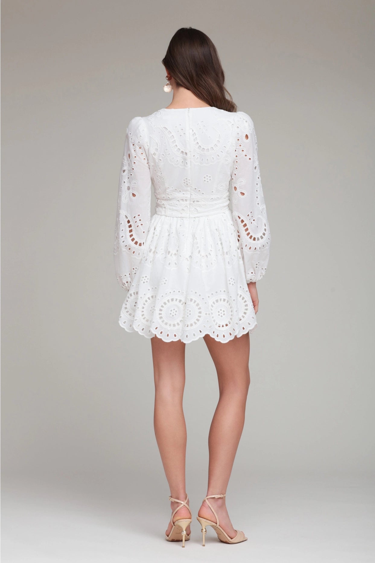 Broderie Anglaise Cotton Romper Dress