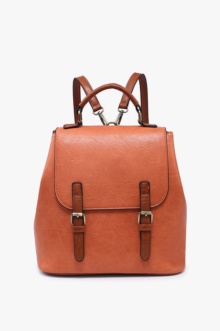 Brooks Convertible Backpack/Shoulder Bag-Backpack/Shoulder-Jen & Co.-Ginger-Urbanheer