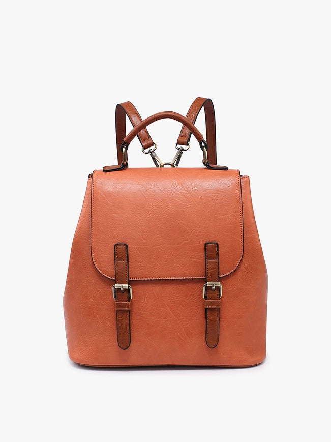 Brooks Convertible Backpack/Shoulder Bag-Backpack/Shoulder-Jen & Co.-Ginger-Urbanheer