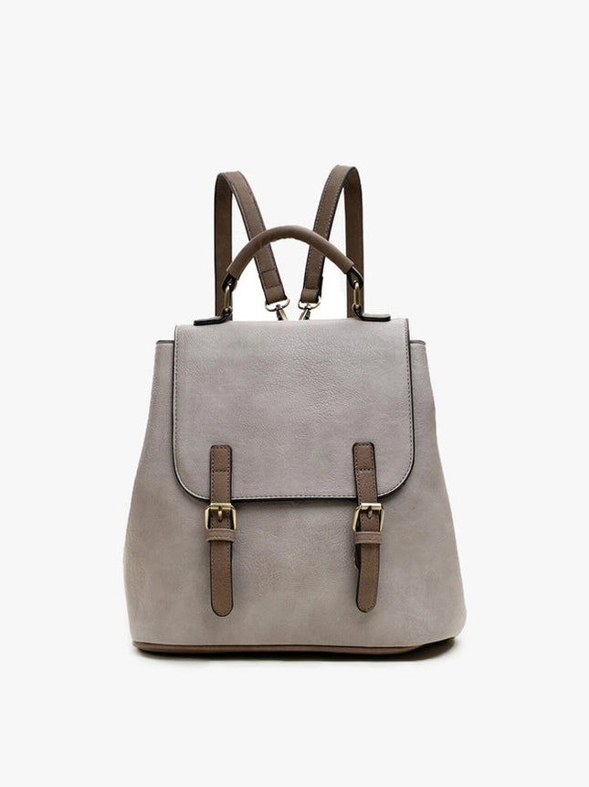 Brooks Convertible Backpack/Shoulder Bag-Backpack/Shoulder-Jen & Co.-Grey-Urbanheer