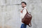 Brown Large Leather Backpack - L.A. Confidential Brown-Backpacks-Time Resistance-11.8 x 7.9 x 16.9 in (30 x 20 x 43 cm)-Brown-Urbanheer