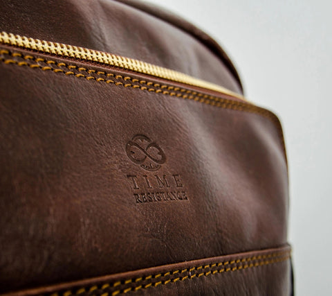 Brown Large Leather Backpack - L.A. Confidential Brown-Backpacks-Time Resistance-11.8 x 7.9 x 16.9 in (30 x 20 x 43 cm)-Brown-Urbanheer