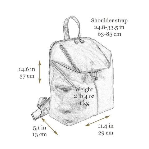 Brown Leather Backpack - A Bend in the River Brown-Backpacks-Time Resistance-11.4 x 5.1 x 14.6 in (29 x 13 x 37 cm)-Brown-Urbanheer