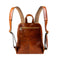 Brown Leather Backpack For Women - A Bend in the River Cognac-Backpacks-Time Resistance-11.4 x 5.1 x 14.6 in (29 x 13 x 37 cm)-Cognac-Urbanheer