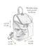Brown Leather Backpack For Women - A Bend in the River Cognac-Backpacks-Time Resistance-11.4 x 5.1 x 14.6 in (29 x 13 x 37 cm)-Cognac-Urbanheer