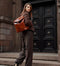 Brown Leather Backpack For Women - A Bend in the River Cognac-Backpacks-Time Resistance-11.4 x 5.1 x 14.6 in (29 x 13 x 37 cm)-Cognac-Urbanheer