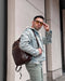 Brown Leather Backpack - I, Claudius Brown-Backpacks-Time Resistance-11 x 5.9 x 16.5 in (28 x 15 x 42 cm)-Brown-Urbanheer