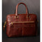 Brown Leather Briefcase Laptop Bag - Orlando-Tote Bag-Time Resistance-Brown-Urbanheer
