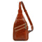 Brown Leather Cross Body Bag For Men - Catch-22-Cross Body Bag-Time Resistance-Cognac-Urbanheer