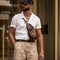 Brown Leather Cross Body Bag For Men - Catch-22-Cross Body Bag-Time Resistance-Brown-Urbanheer