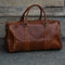 Brown Leather Duffel Bag, Travel Bag - Wise Children-Duffel Bag-Time Resistance-Brown-Urbanheer