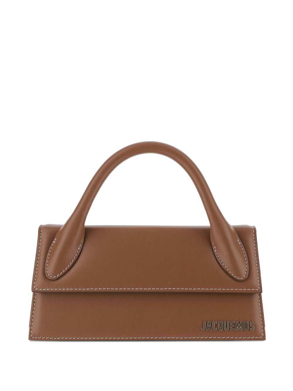 Brown Leather Top Handle Handbag for Everyday Use