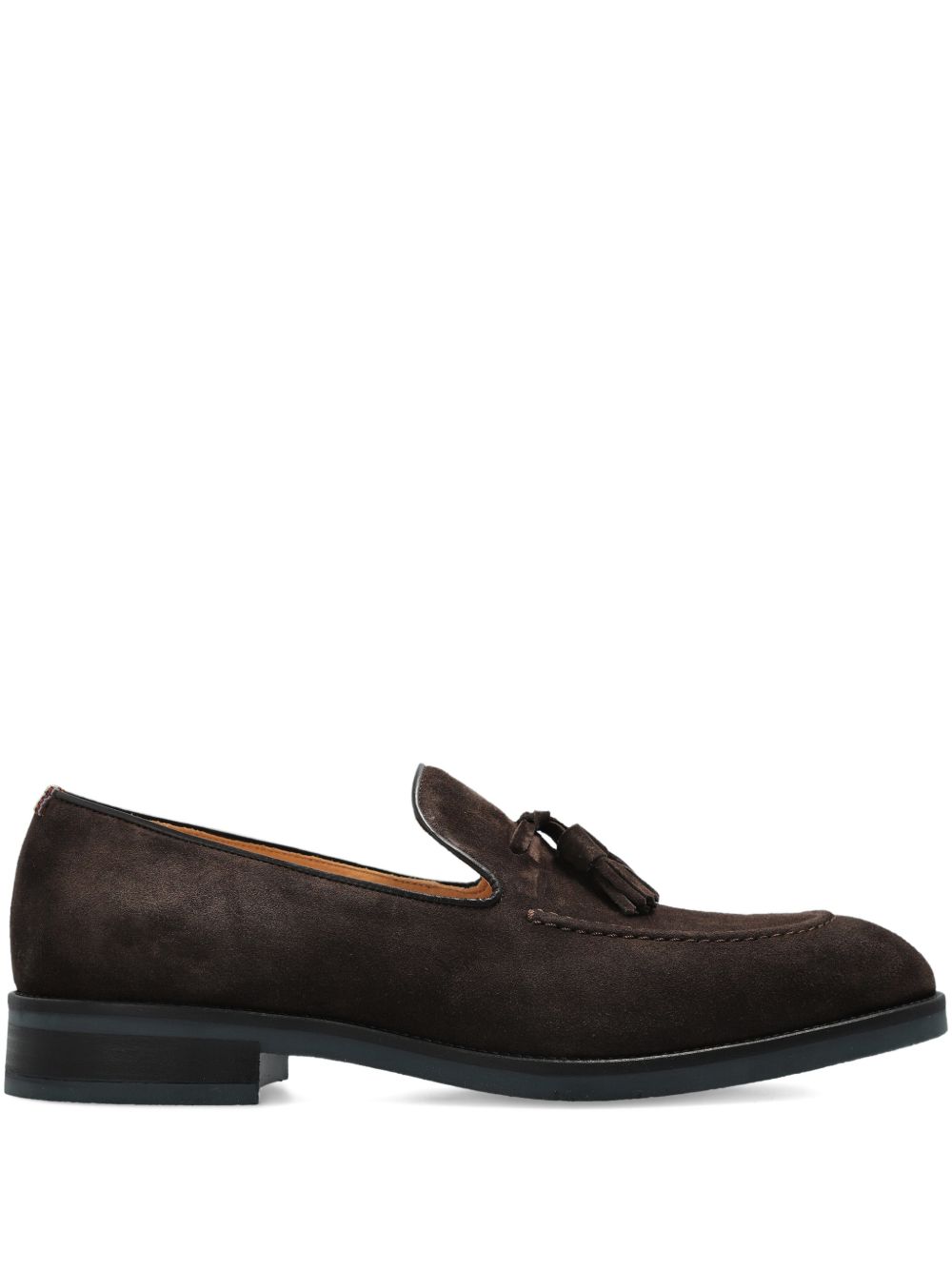 Brown Suede Tassel Loafers Slip-On Comfort