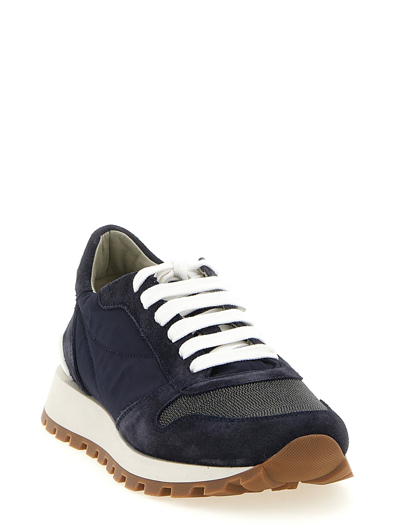 Soft Leather Active Sneakers Lightweight Sole