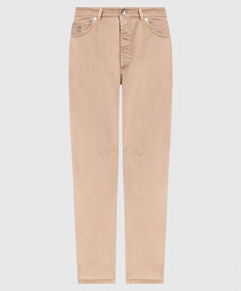 Brunello Cucinelli Army Cotton Jeans Denim