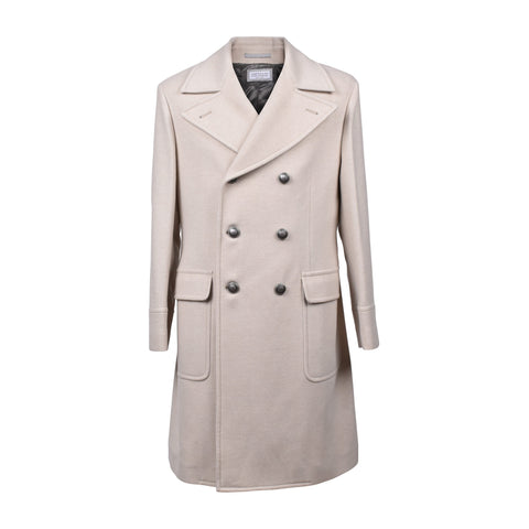 Brunello Cucinelli Beige Cashmere Coat