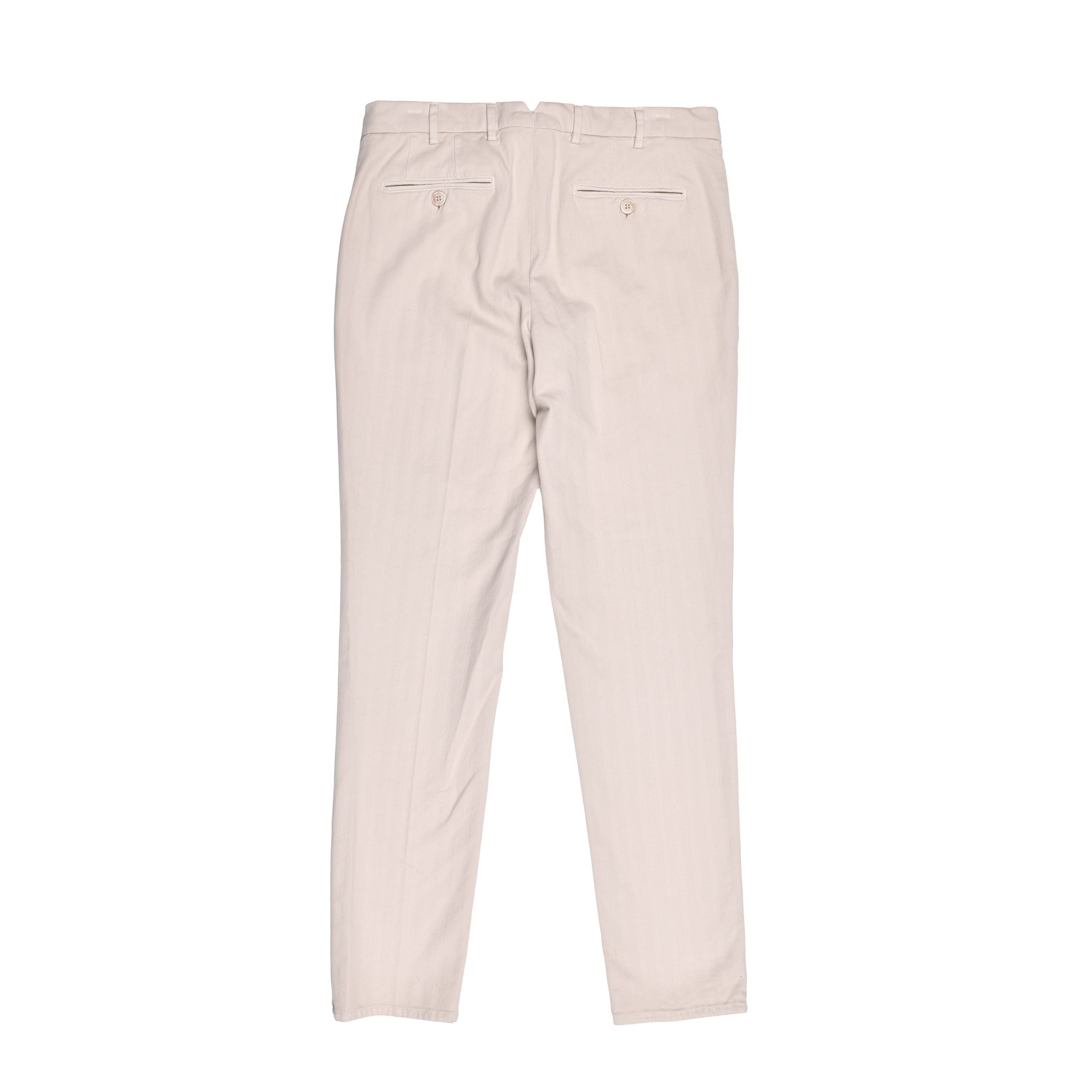Brunello Cucinelli Beige Cotton Casual Pants