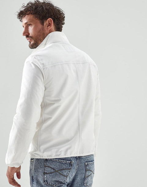 Brunello Cucinelli Beige Cotton Full-Length Jacket