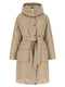 Brunello Cucinelli Beige Long Down Jacket