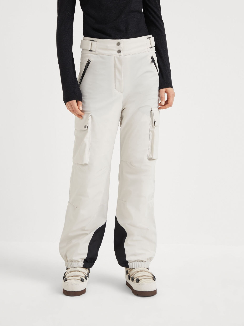 Brunello Cucinelli Beige Polyamide Joggers (Workout Pants)