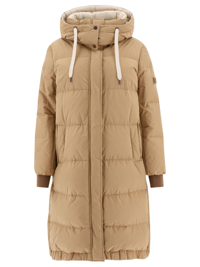 Brunello Cucinelli Beige Polyester Coat