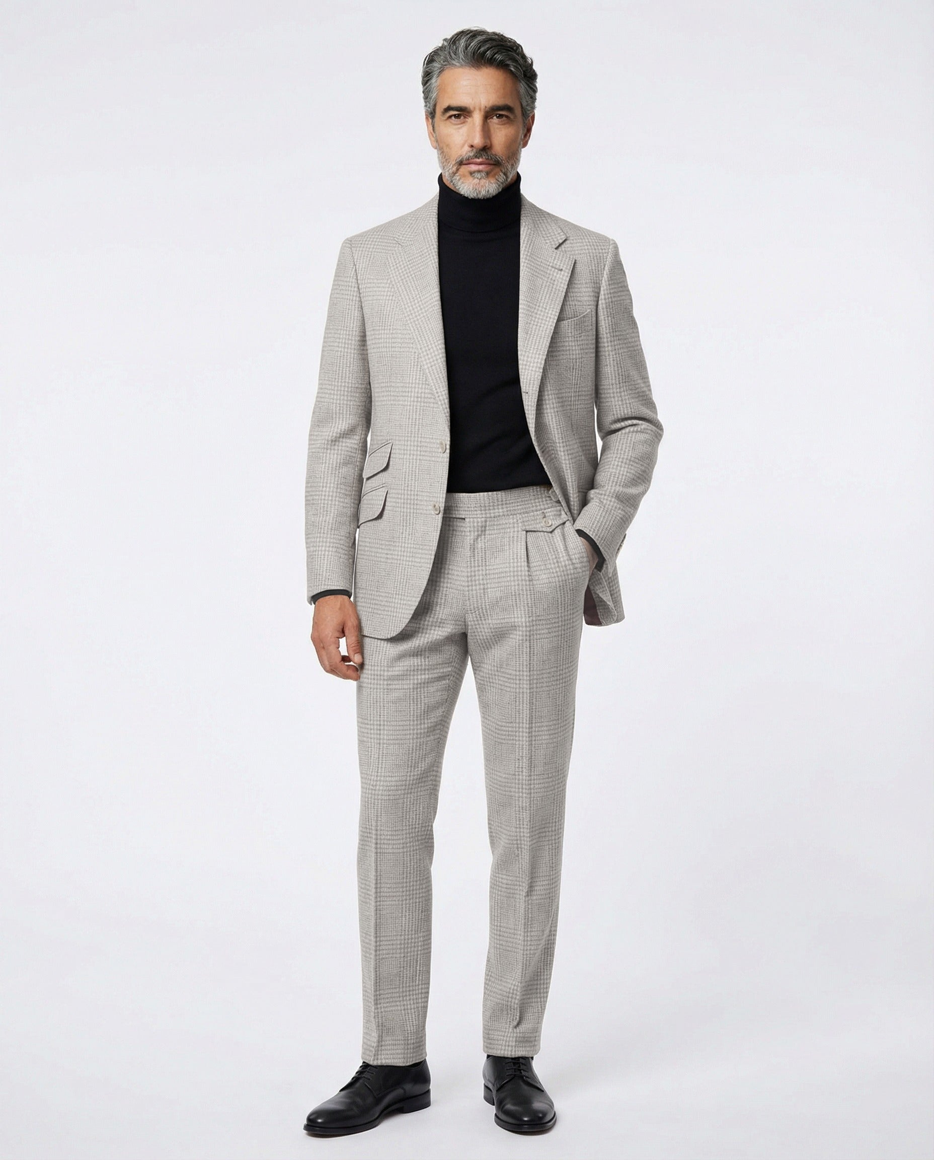 Brunello Cucinelli Beige Wool Blazer