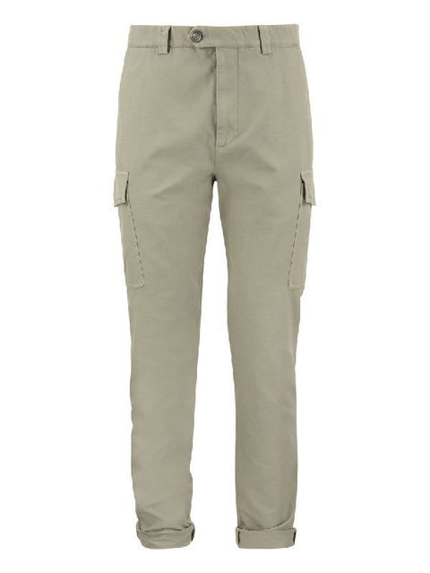 Brunello Cucinelli Bicolor Cotton Cargo Pants