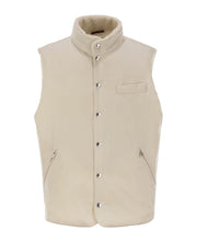 Brunello Cucinelli Bicolor Cotton Sleveless Jacket