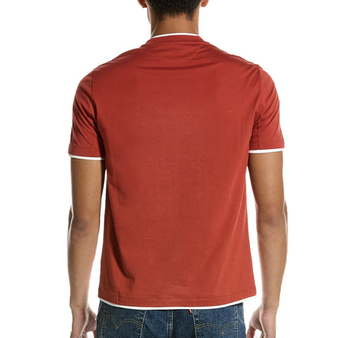 Brunello Cucinelli Bicolor Cotton T-Shirt
