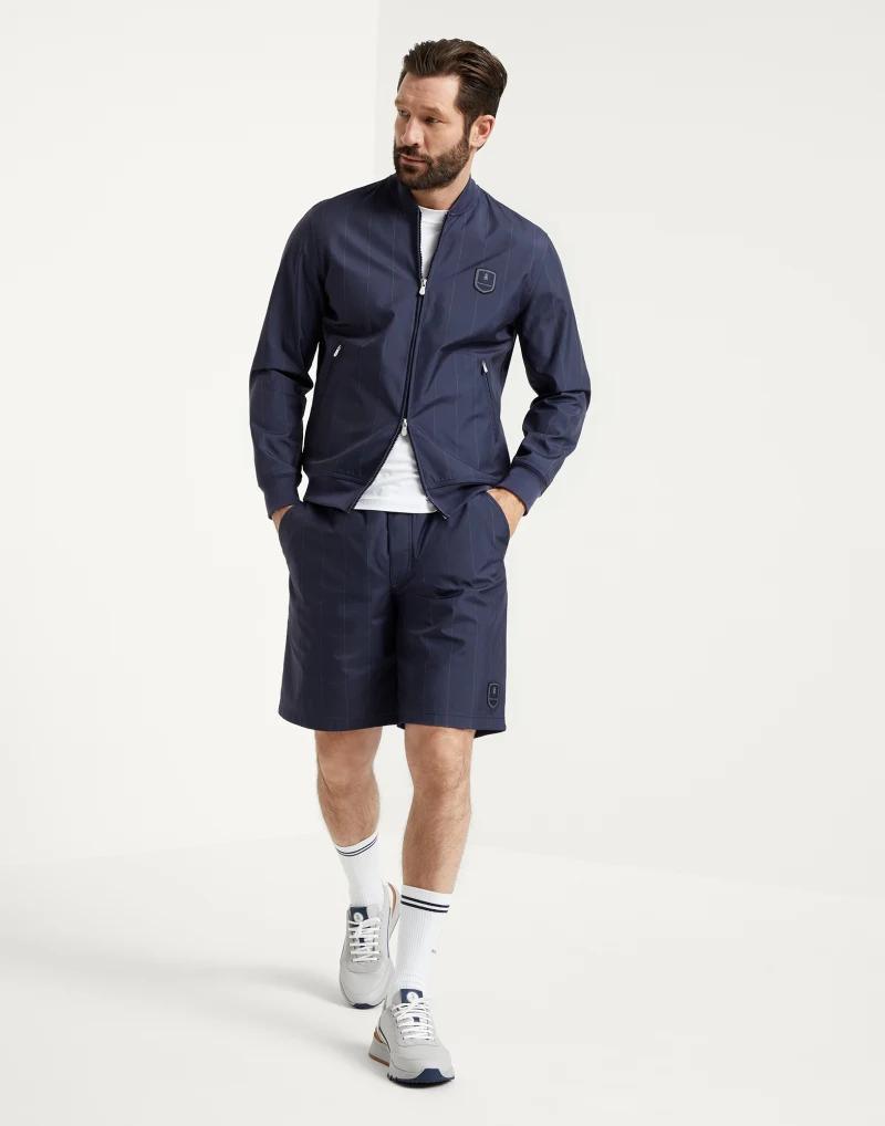 Brunello Cucinelli Bicolor Polyester T-Shirt