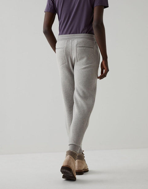 Brunello Cucinelli Bicolor Wool Joggers (Workout Pants)