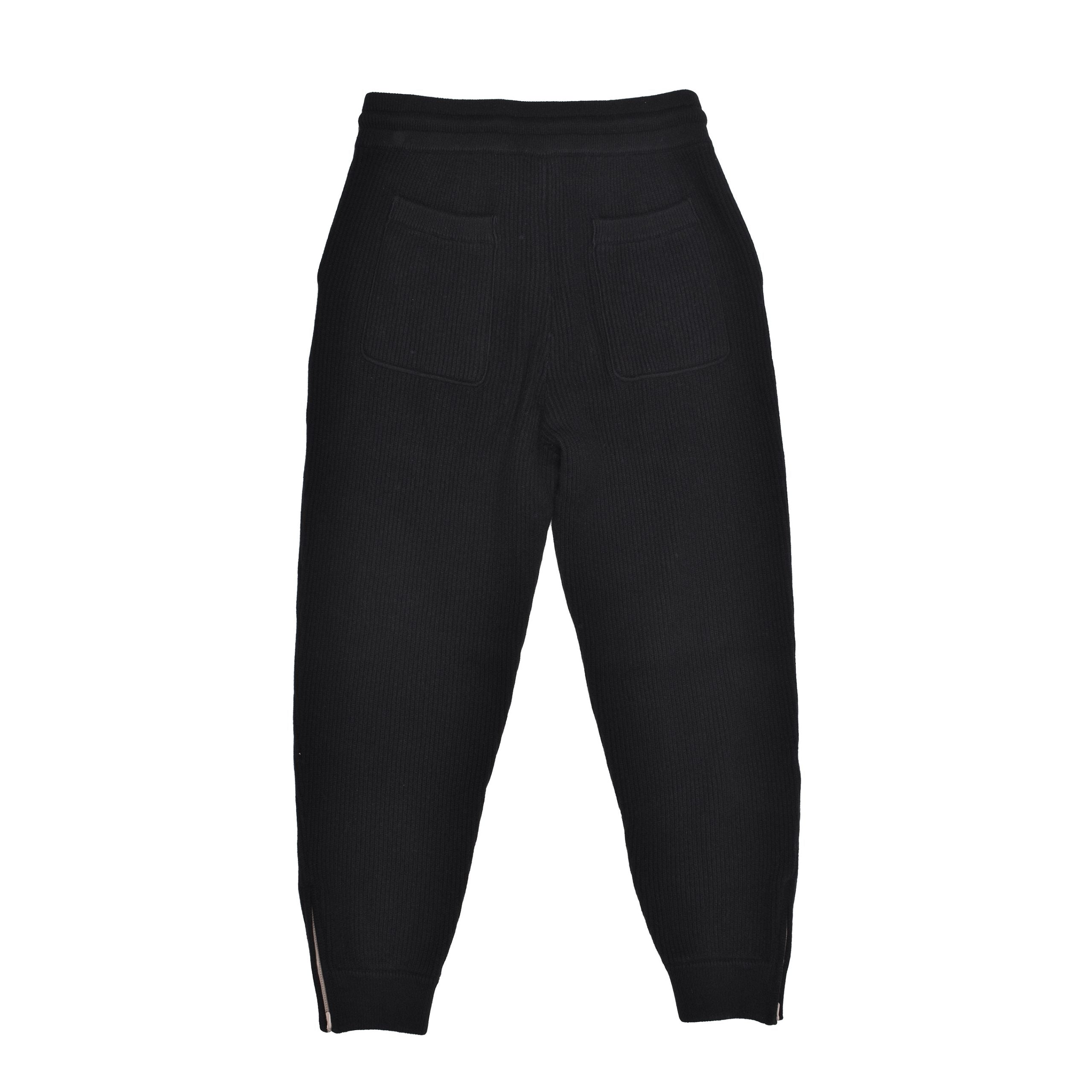 Brunello Cucinelli Black Cashmere Joggers (Workout Pants)