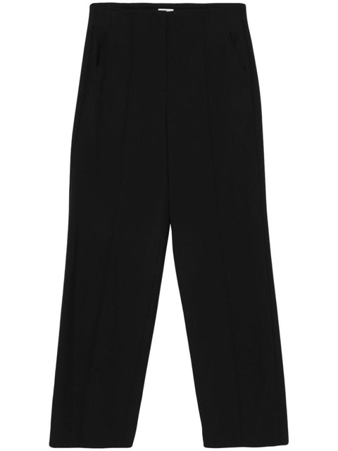 Brunello Cucinelli Black Viscose Casual Pants