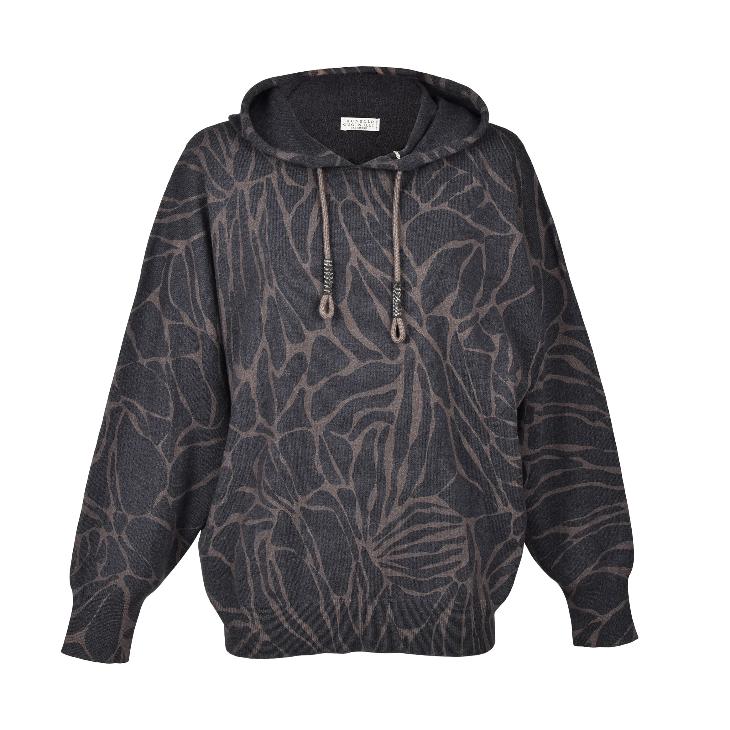 Brunello Cucinelli Black Wool Hoodie