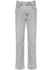 Brunello Cucinelli Blue Cotton Straight-Leg Jeans