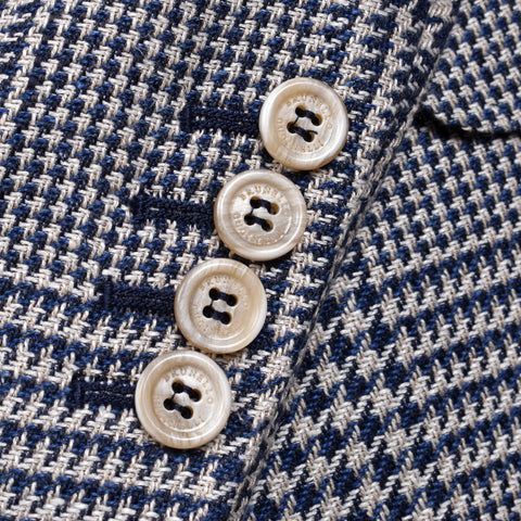 Brunello Cucinelli Blue Linen Coat