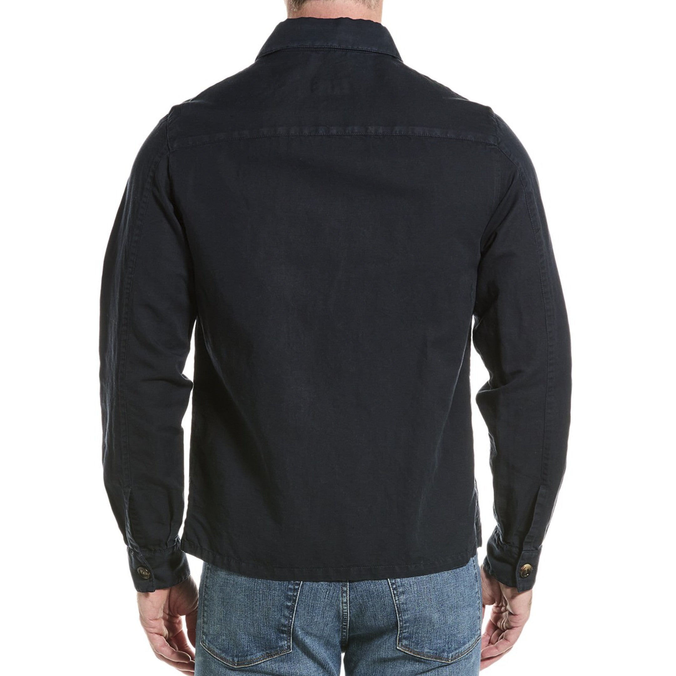 Brunello Cucinelli Blue Linen Sweatshirt