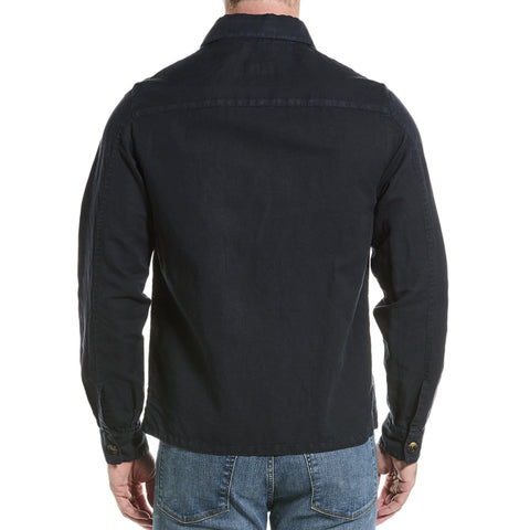 Brunello Cucinelli Blue Linen Sweatshirt