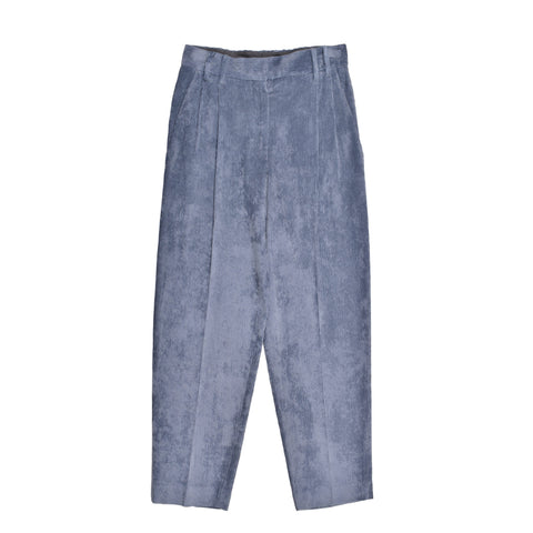 Brunello Cucinelli Blue Viscose Casual Pants
